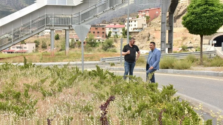 BAŞKANIMIZ ÇAMLICA MAHALLEMİZDE İNCELEMELERDE BULUNDU