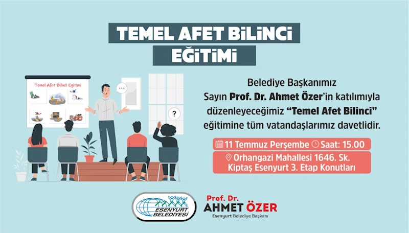 Temel Afet Bilinci Eğitimi