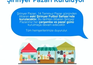 Şirinyer Pazar Yeri yeni yerinde 14 Temmuz’da açılıyor