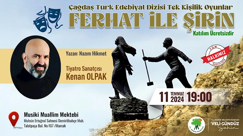 Ferhat ile Şirin Mamak’ta Sahnelenecek