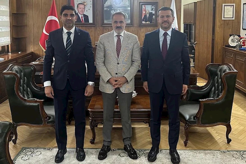 Belediye Başkanımız Özkan Çetinkaya, Devlet Demiryolları Genel Müdürü Veysi Kurt’u Ziyaret Etti