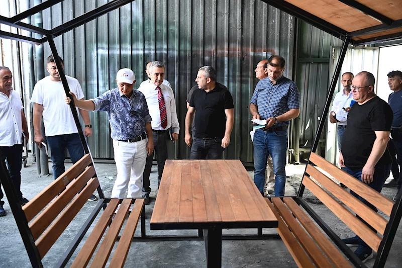 Mamak Belediye Atölyesi Üretiyor, Mamak’ın Çehresi Değişiyor