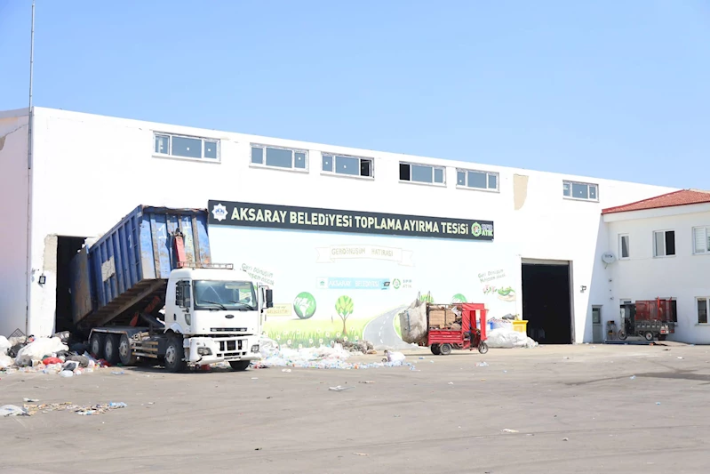ATIK TOPLAMA VE AYIRMA TESİSİNDE HAZİRAN AYINDA 455 BİN 682 KİLOGRAM GERİ DÖNÜŞTÜRÜLEBİLİR ATIK TOPLANDI