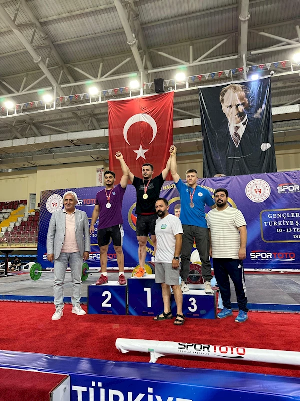 Haltercimiz Serdar Benli Türkiye Üçüncüsü