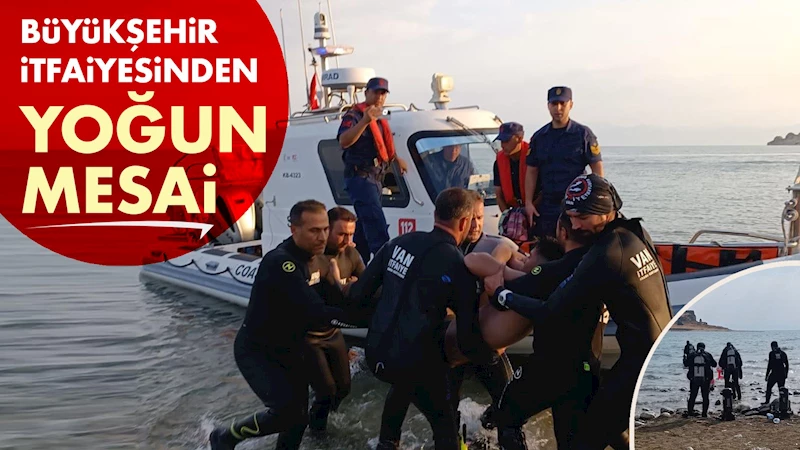 Büyükşehir İtfaiyesinden Yoğun Mesai