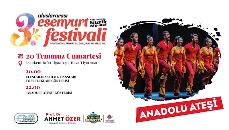 3.Uluslararası Esenyurt Halk Dansları, Müzik ve Sanat Festivali - Anadolu Ateşi