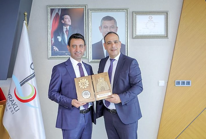 Başkan Önal, Lefkoşa Türk Belediyesi Başkanı Harmancı’yı ağırladı