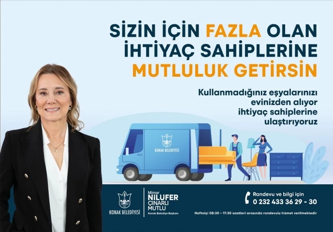Konak’ta Evden Eve Dayanışma: İkinci El Eşya Hattı