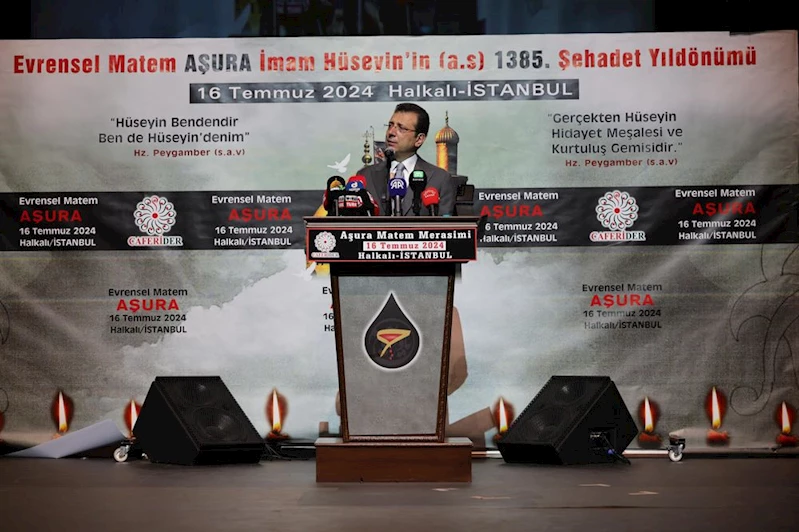 EVRENSEL AŞURA MATEM MERASİMİ TÖRENİ’NE KATILDI