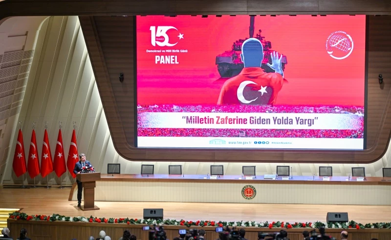ADALET BAKANI TUNÇ, MİLLETİN ZAFERİNE GİDEN YOLDA YARGI PANELİNE KATILDI