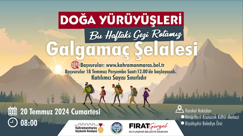 Büyükşehir Yaz Dönemi Doğa Yürüyüşleri Başlıyor