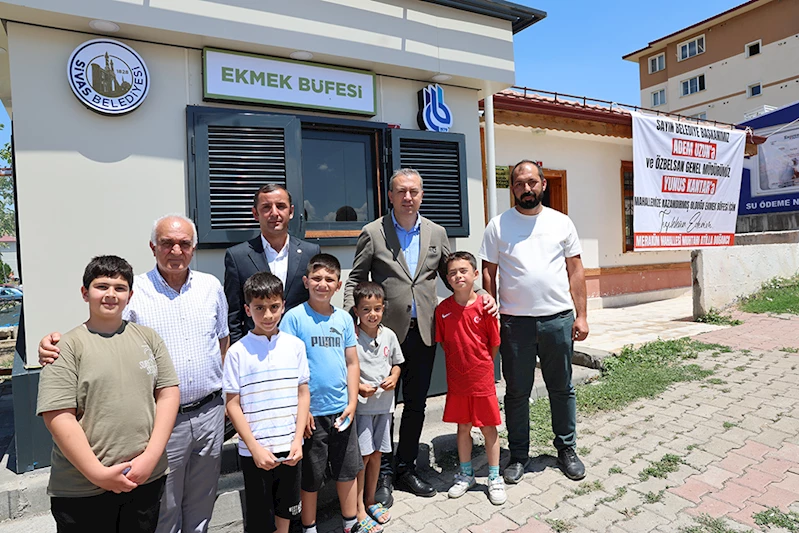 TUZLUGÖL VE MERAKÜM’E EKMEK SATIŞ BÜFESİ AÇILDI…