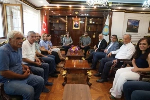 DEM Parti Grup Başkanvekili Temelli’den DBB’ye ziyaret