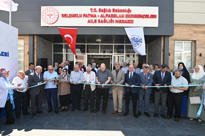 Selçuklu’da sağlığa yatırım devam ediyor FATMA-ALPARSLAN ERDİRENÇELEBİ AİLE SAĞLIĞI MERKEZİ’NİN RESMİ AÇILIŞI YAPILDI