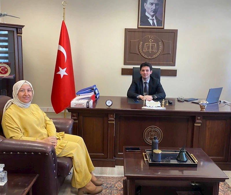 Başkan Seyhan Kılınçarslan, Yeni Cumhuriyet Başsavcısı Muhammet Berat Demirel