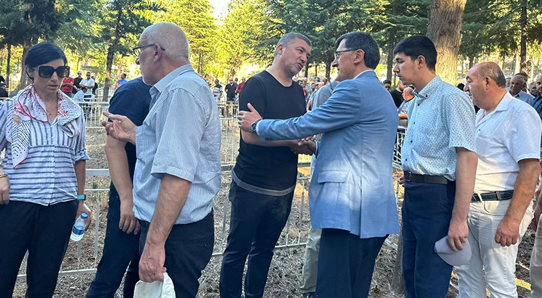 BAŞKANIMIZ KAHVECİ, KÜÇÜKKAYA AİLESİNİN ACISINI PAYLAŞTI