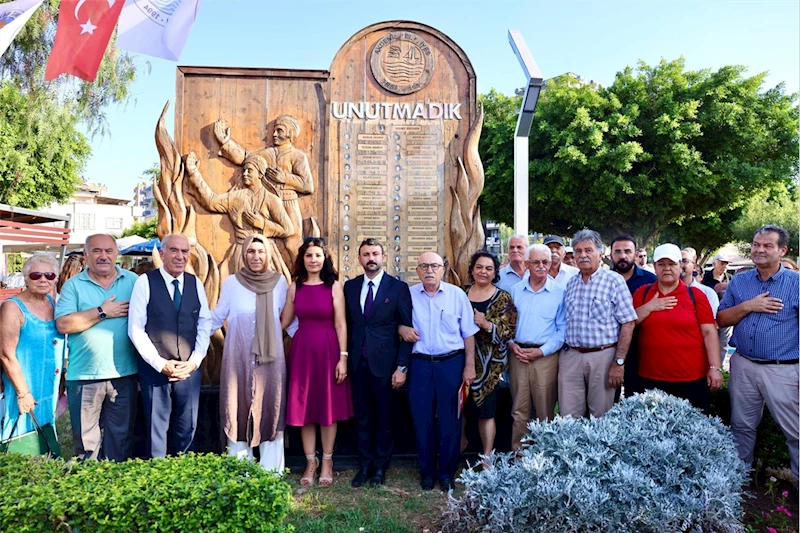 MADIMAK’TA YAŞAMINI YİTİREN CANLAR AKDENİZ’DE ANILDI