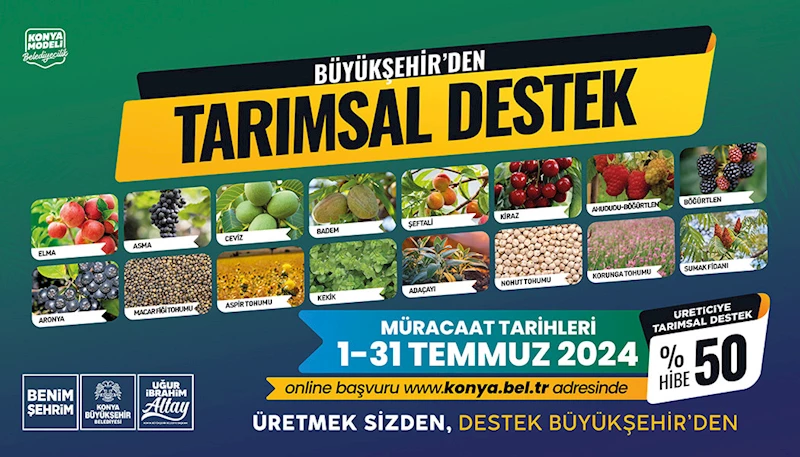 BAŞKAN ALTAY 2025 TARIMSAL DESTEK KAYITLARININ BAŞLADIĞINI DUYURDU