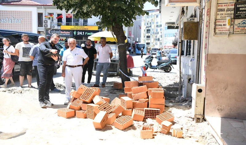 Keşan’ı Yeni Çehresine Kavuşturma Çalışmaları Demirciler Caddesi’nden Başladı
