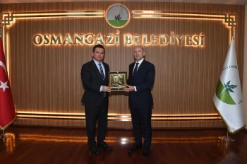 Başkan Aydın, Almanya Hessen Eyaleti Bakanı Pentz’i Ağırladı