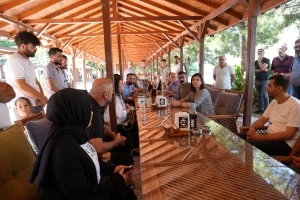 Eğil’de tekneleri denetleyen Eş Başkanlar: İçme suyunu temiz tutmak zorundayız