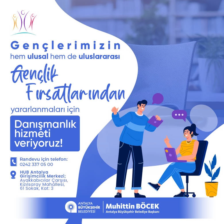 Büyükşehir’den gençlere ‘Gençlik Fırsatları Danışmanlığı’