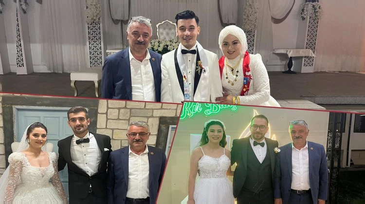 BELEDİYE BAŞKAN VEKİLİMİZ MUSTAFA KÖPRÜLÜ, DÜĞÜN TÖRENLERİNE KATILDI