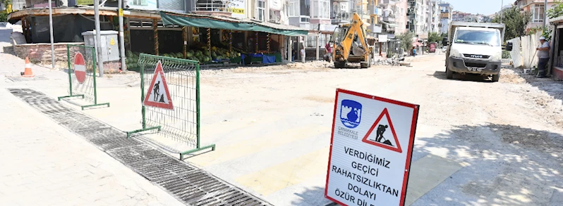 Bahriye Üçok Caddesinde Üstyapı Çalışmaları Başladı