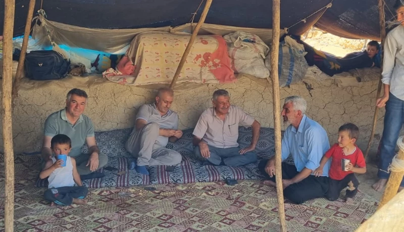 BELEDİYE BAŞKANIMIZ ERCAN ÖNCEBE AKDAĞ DA HAYVANCILIK YAPAN VATANDAŞLARIMIZI ZİYARET ETTİ