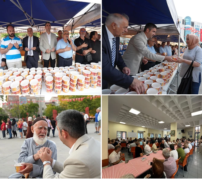 KARTALLILAR AŞURE LOKMASINDA BİR ARAYA GELDİ