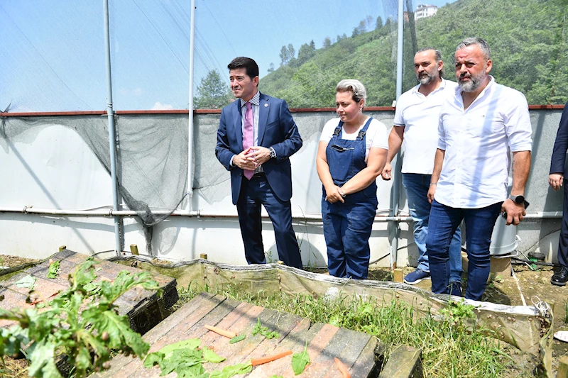 Başkan Kaya: “Her alanda üretimi teşvik ediyor ve destekliyoruz”