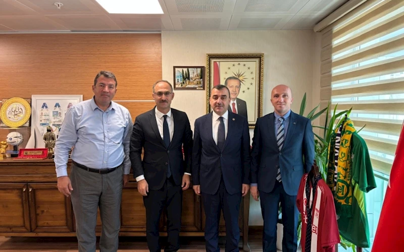 Belediye Başkanımız Özcan Ulupınar, Zonguldak Milletvekilimiz Ahmet Çolakoğlu ile birlikte Gençlik ve Spor Bakanlığı Yatırım ve İşletmeler Genel Müdürü Prof. Dr. Süleyman Şahin