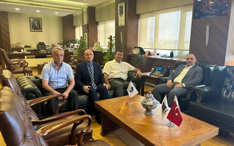 Belediye Başkanımız Özcan Ulupınar, Türkiye Elektrik İletim A.Ş. (TEİAŞ) Genel Müdürü Orhan Kaldırım
