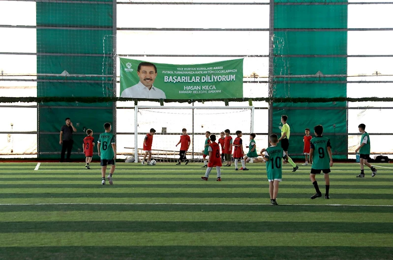 KARATAY’DA KUR’AN KURSU ÖĞRENCİLERİ VE CAMİLER ARASI FUTBOL TURNUVASI BAŞLADI