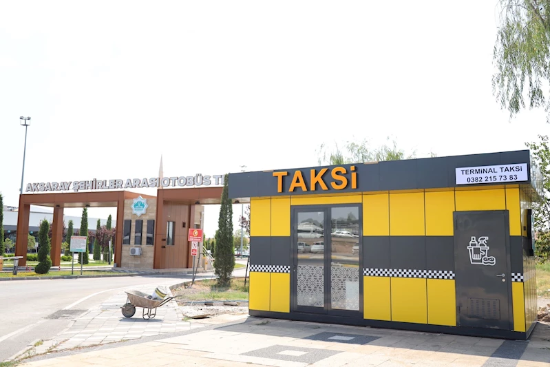 MODERN TAKSİ DURAĞI, YENİLENEN ŞEHİRLERARASI OTOBÜS TERMİNALİNE ÇOK YAKIŞTI