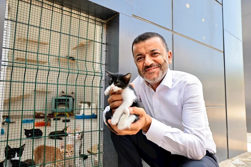 Başkan Çavuşoğlu’ndan sevimli dostlara ziyaret
