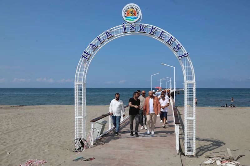 Atakum İskelesi yeniden hizmette