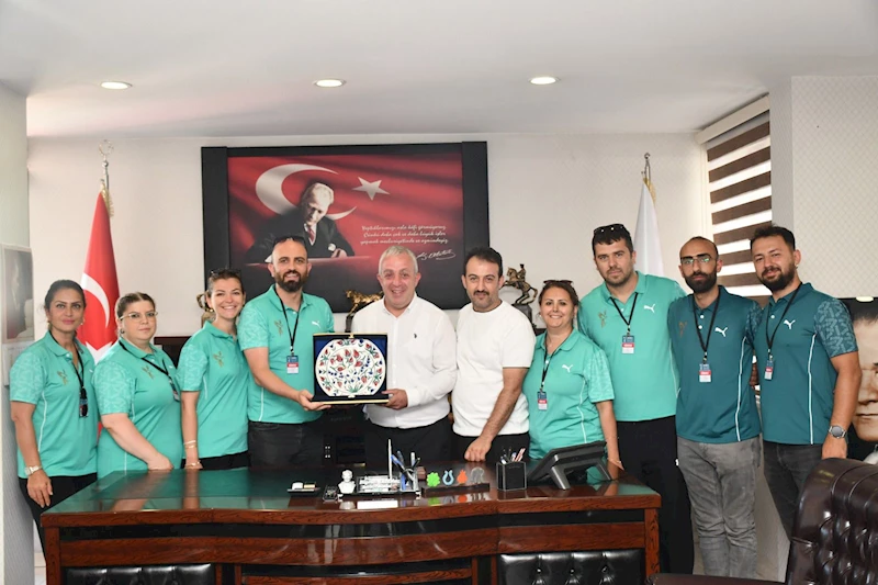 BELEDİYE BAŞKANIMIZ BİLGEHAN ERDEM’E ANKA KÜLTÜR SANAT SPOR KULÜBÜ