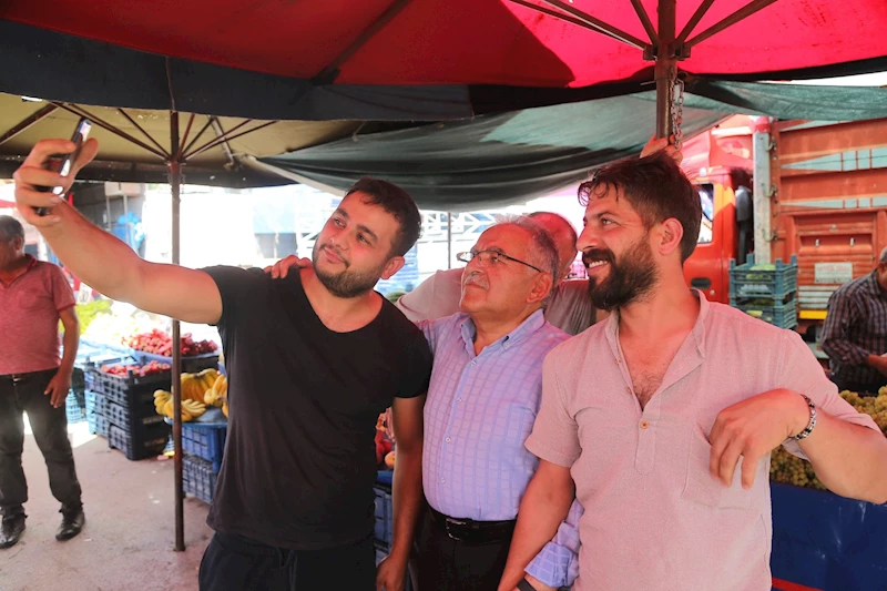 Büyükkılıç’tan Caferbey Mahallesi Semt Pazarına Ziyaret