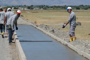 Ekşisu Yolunda Yeni Bisiklet Yolu Yapılıyor