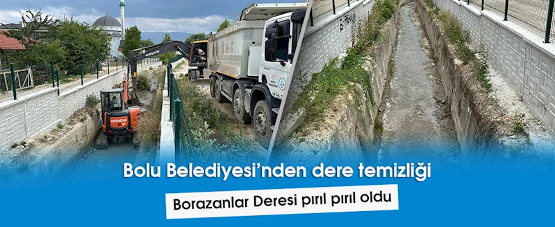 Borazanlar Deresi pırıl pırıl oldu