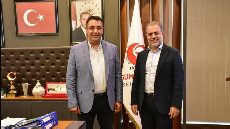 BAŞKANIMIZA HAK-İŞ KONFEDERASYONU GENEL BAŞKAN YARDIMCISI HALİL ÇUKUTLİ’DEN ZİYARET