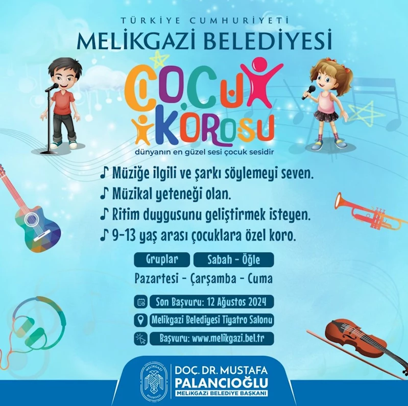 MELİKGAZİ BELEDİYESİ’NDEN ÇOCUKLARA YÖNELİK SANATSAL BİR UYGULAMA DAHA