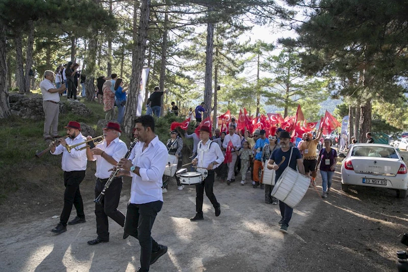 İlk Kez Düzenlenen ‘Çamlıyayla Doğa Festivali’ Renkli Görüntülere Sahne Oldu