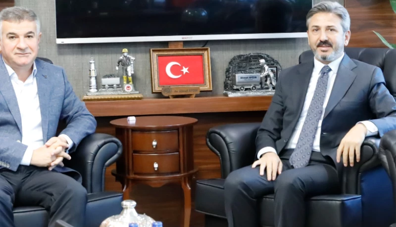 BELEDİYE BAŞKANIMIZ İLÇEMİZİN  SORUNLARINI ÇÖZMEK İÇİN ANKARA DA BAKAN YARDIMCIMIZ  AHMET AYDIN I MAKAMINDA ZİYARET ETTİ