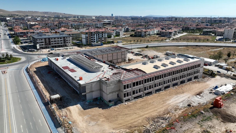 SELÇUKLU GÜZEL SANATLAR LİSESİ’NİN YAPIMI TÜM HIZIYLA  DEVAM EDİYOR