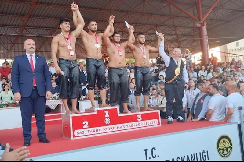 Güreşçimiz Önal, Kırkpınar’da üçüncü oldu