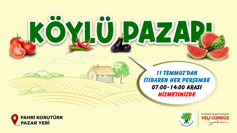 Mamak’ta Organik ve Lezzetli Ürünlerin Durağı Köylü Pazarı