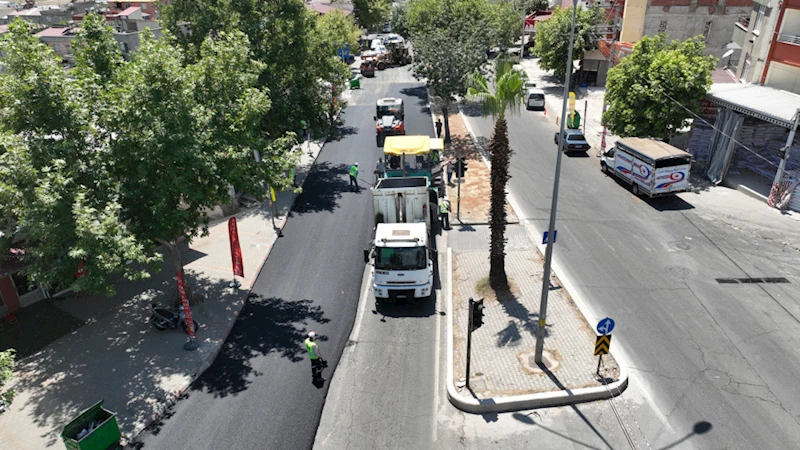 Büyükşehir, Av. Mehmet Ali Kısakürek Caddesi’nde Ulaşımı İyileştiriyor