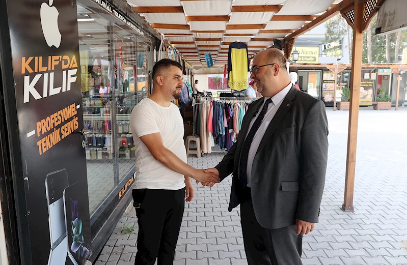 BAŞKAN AKPINAR`DAN TRABZON KONTEYNER ÇARŞI ESNAFINA ZİYARET